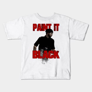 Wolf | Paint It Black Kids T-Shirt